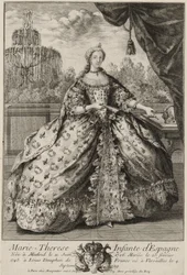 Porträt von Marie Thérèse Raphaëlle von Spanien (1726-1746)
